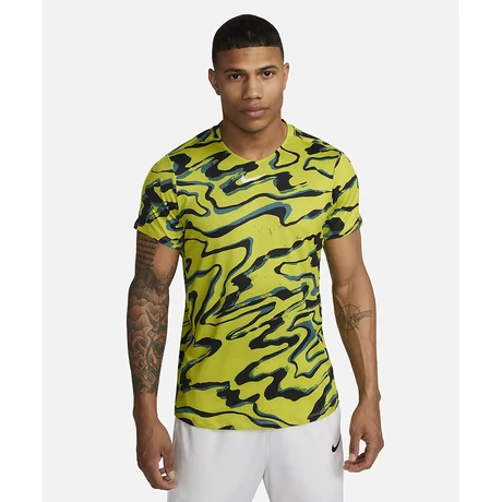 NIKE COURT DRI-FIT ADVANTAGE MENS PRINT TENNIS TOP